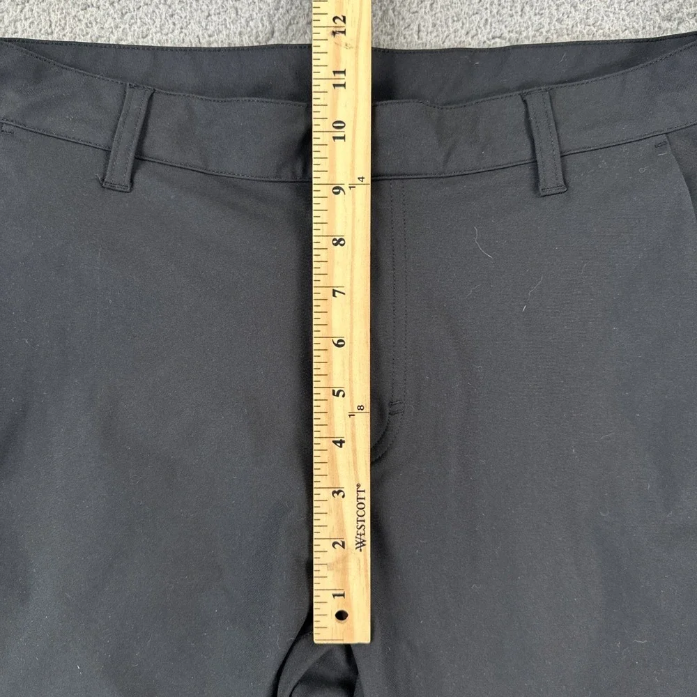 NWT Fabletics The Don Trouser Pants Men 34x32 Black Slim Fit Water Resistant